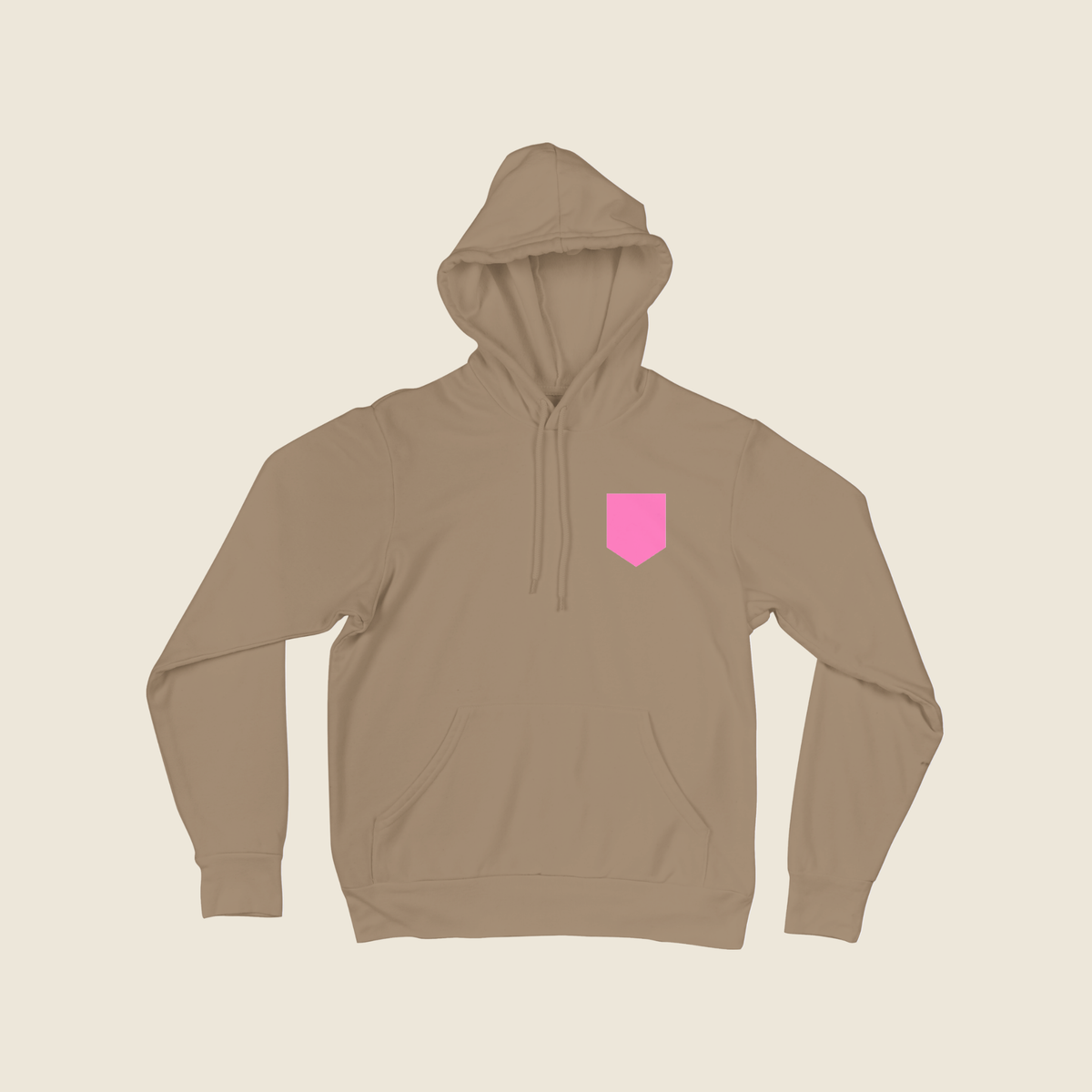 Breast Cancer Awareness Puff Pocket Hoodie