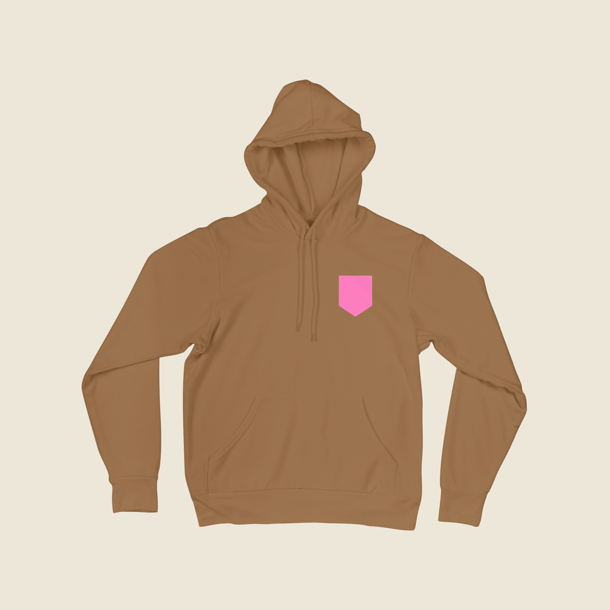 Breast Cancer Awareness Puff Pocket Hoodie