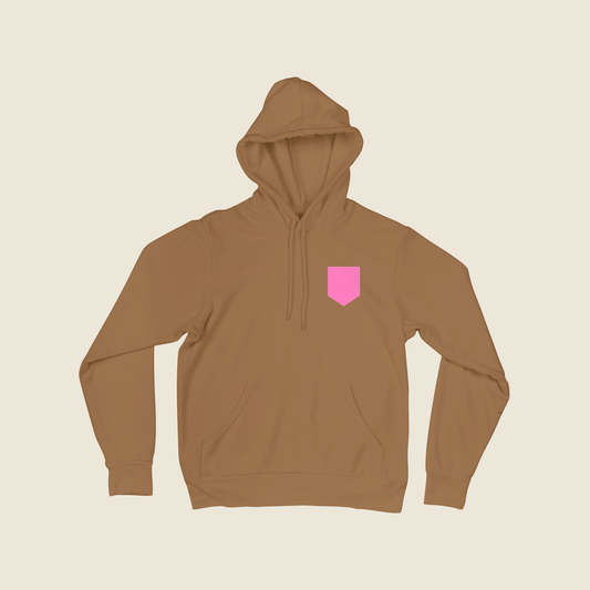 Breast Cancer Awareness Puff Pocket Hoodie