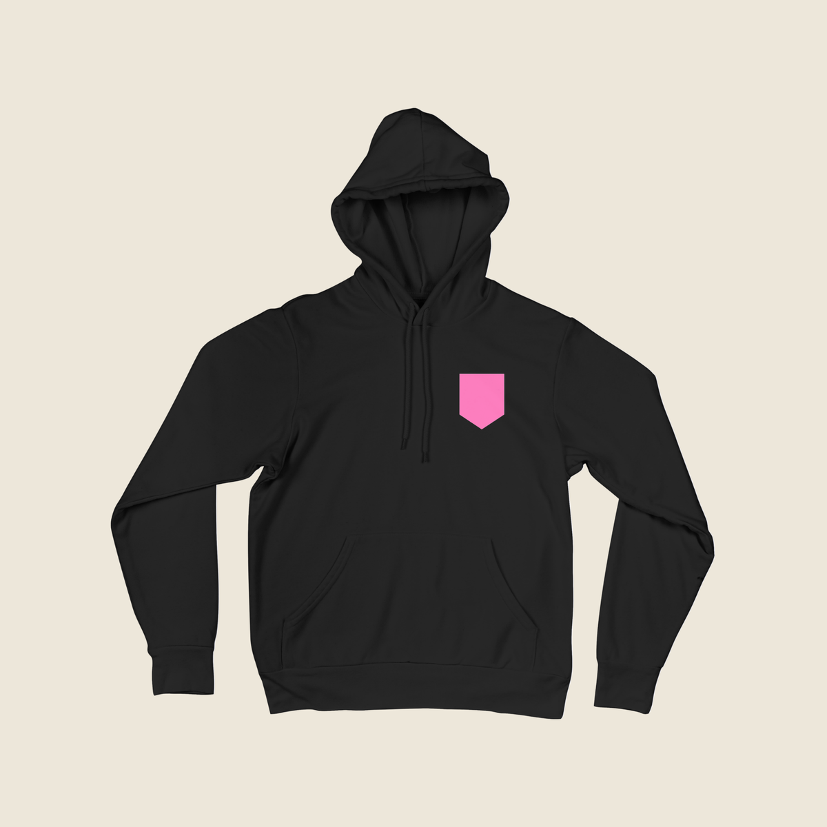 Breast Cancer Awareness Puff Pocket Hoodie